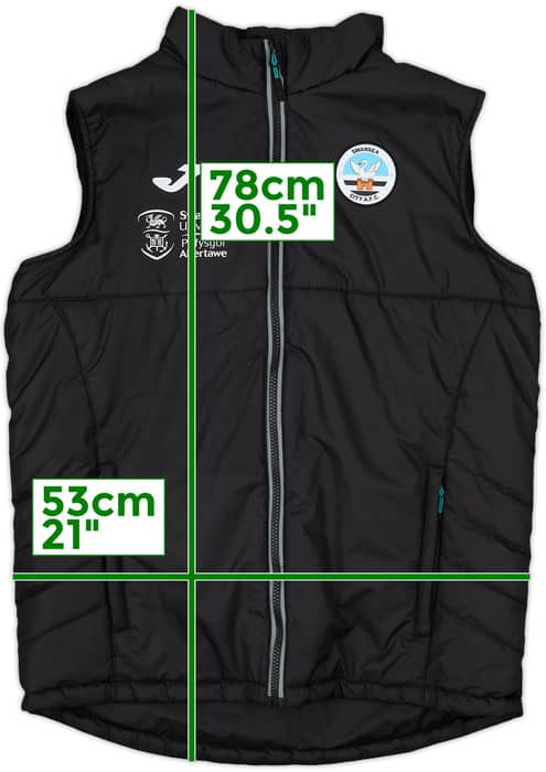 2023-24 Swansea Joma Padded Gilet - 8/10 - (S)
