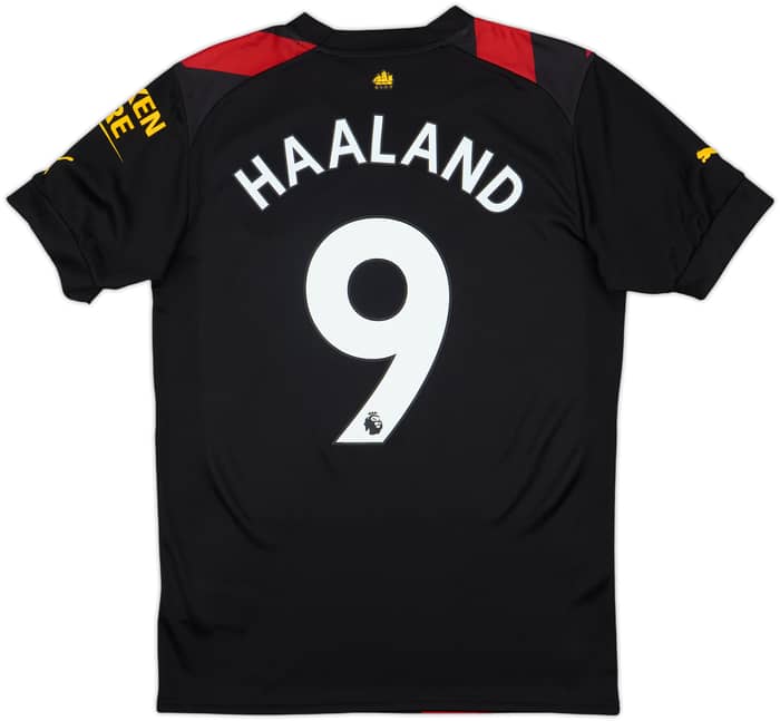 2022-23 Manchester City Away Shirt Haaland #9 (S)
