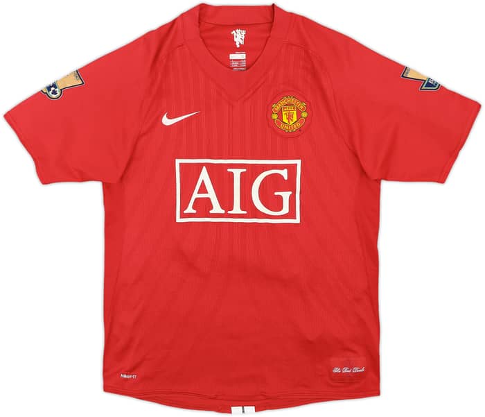 2007-09 Manchester United Home Shirt Rooney #10 - 7/10 - (S)