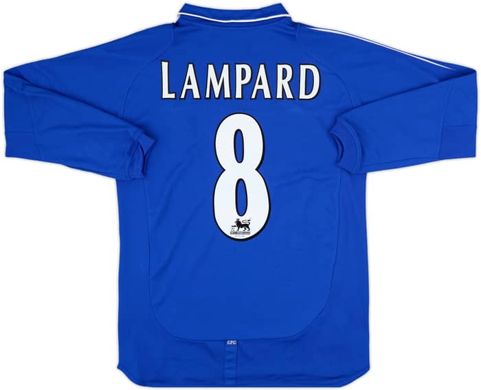 2001-03 Chelsea Home L/S Shirt Lampard #8 - 10/10 - (S)