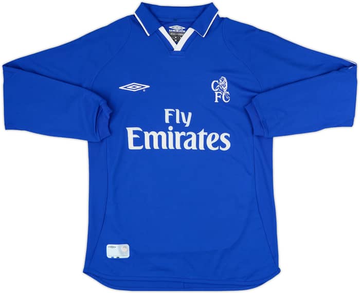 2001-03 Chelsea Home L/S Shirt Lampard #8 - 10/10 - (S)