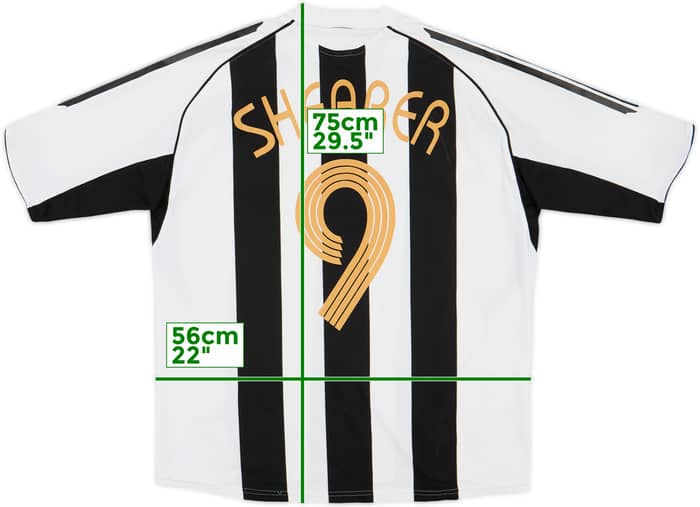 2005-07 Newcastle Home Shirt Shearer #9 - 8/10 - (L)