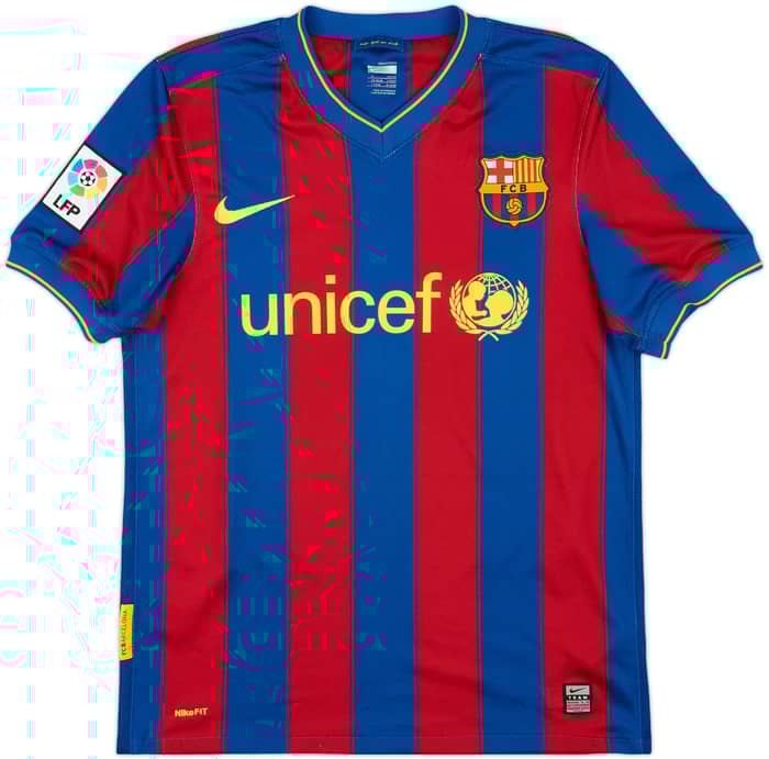 2009-10 Barcelona Home Shirt Ibrahimovic #9 - 8/10 - (S)