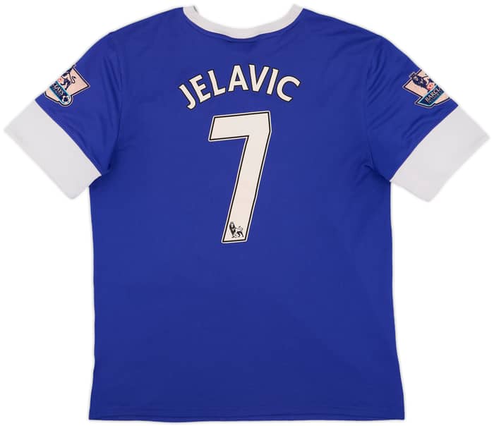 2012-13 Everton Home Shirt Jelavic #7 - 7/10 - (L)
