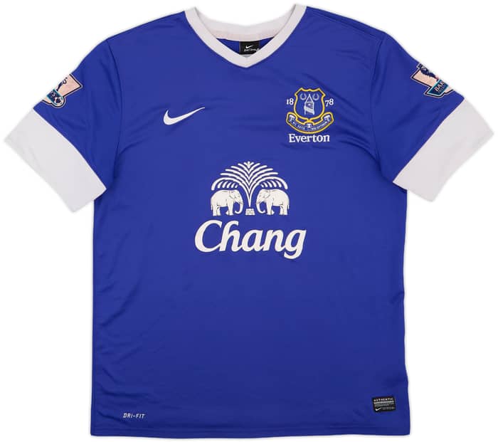 2012-13 Everton Home Shirt Jelavic #7 - 7/10 - (L)