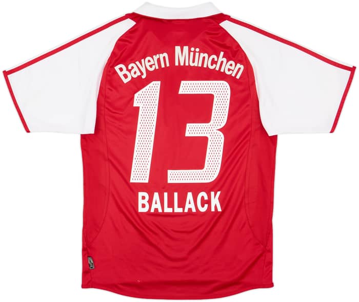 2004-05 Bayern Munich Home Shirt Ballack #13 - 6/10 - (S)