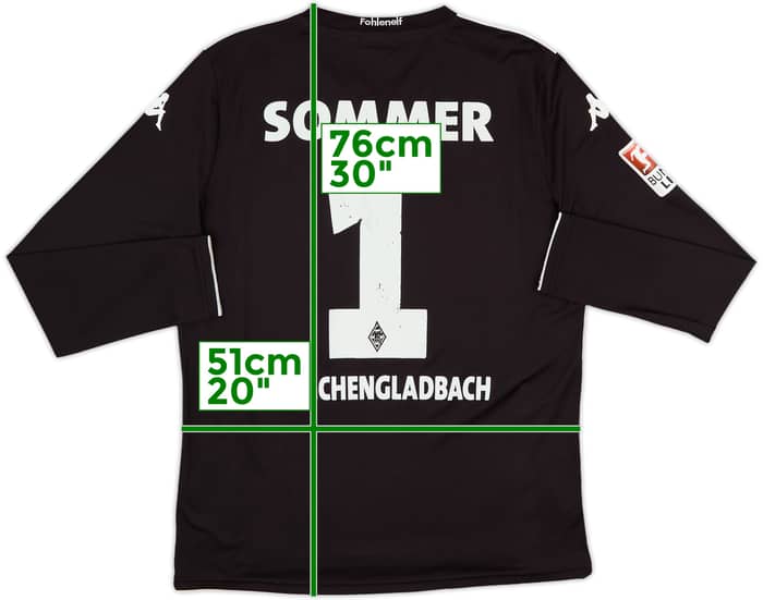 2014-15 Borussia Monchengladbach GK Shirt Sommer #1 - 6/10 - (L)