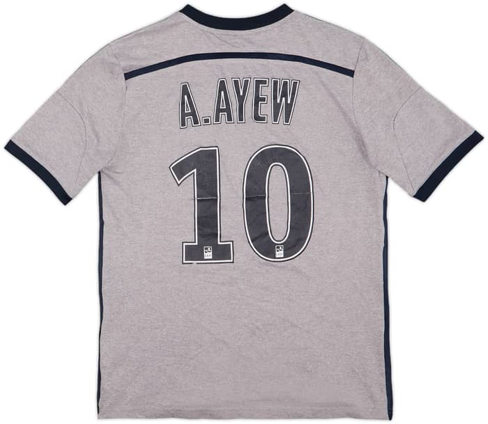 2014-15 Olympique Marseille Third Shirt A.Ayew #10 - 5/10 - (XL.Boys)