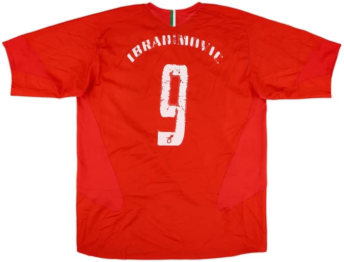 2005-06 Juventus Away Shirt Ibrahimovic #9 - 4/10 - (L)
