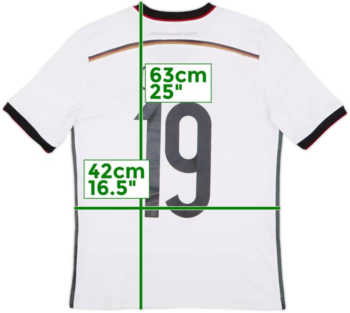 2014-15 Germany Home Shirt Gotze #19 - 5/10 - (L.Boys)