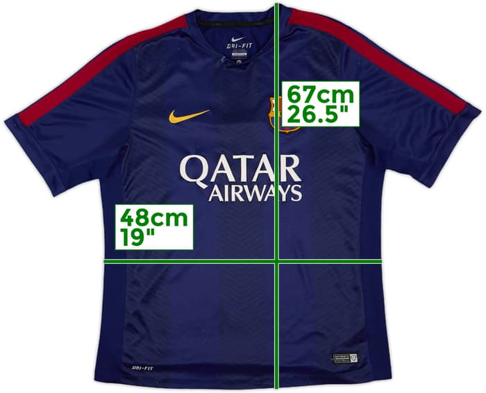 2014-15 Barcelona Nike Training Shirt - 4/10 - (L)