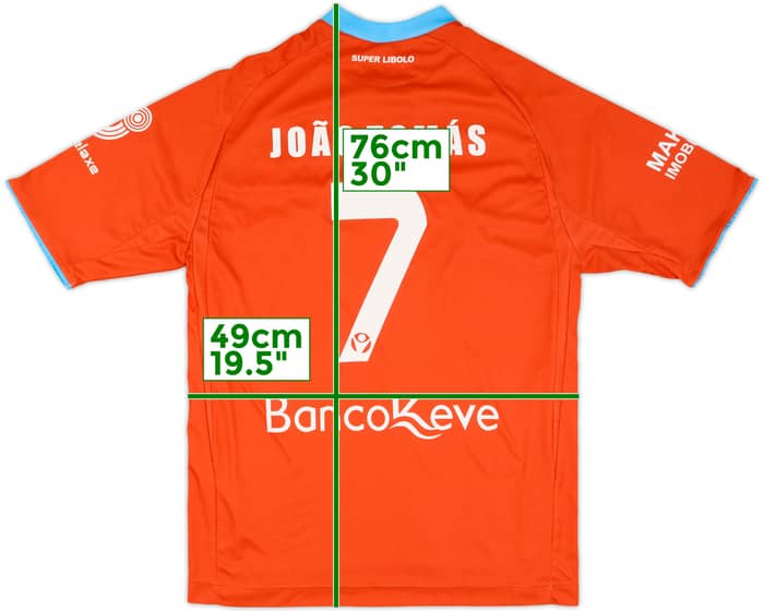 2012-13 Libolo Home Shirt Joao Tomas #7 - 8/10 - (M)