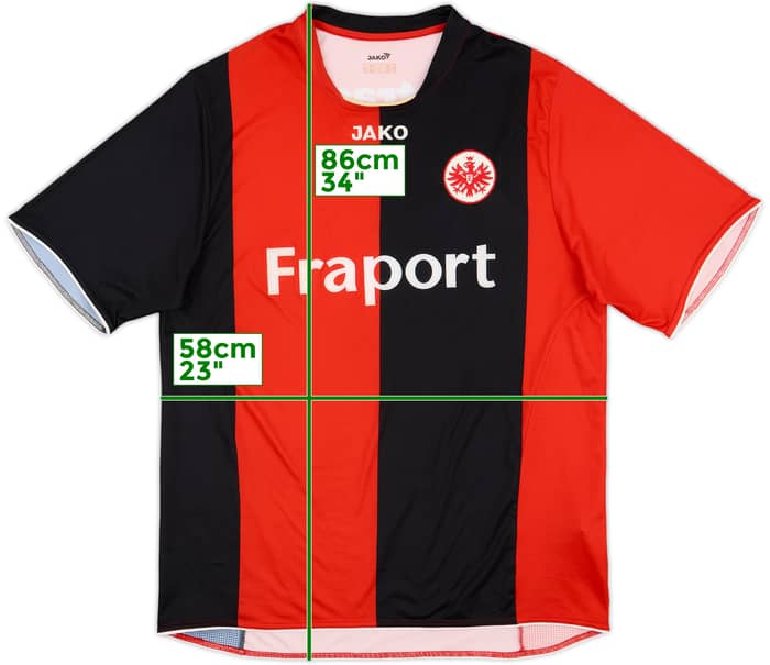 2007-09 Eintracht Frankfurt Home Shirt - 7/10 - (XXL)