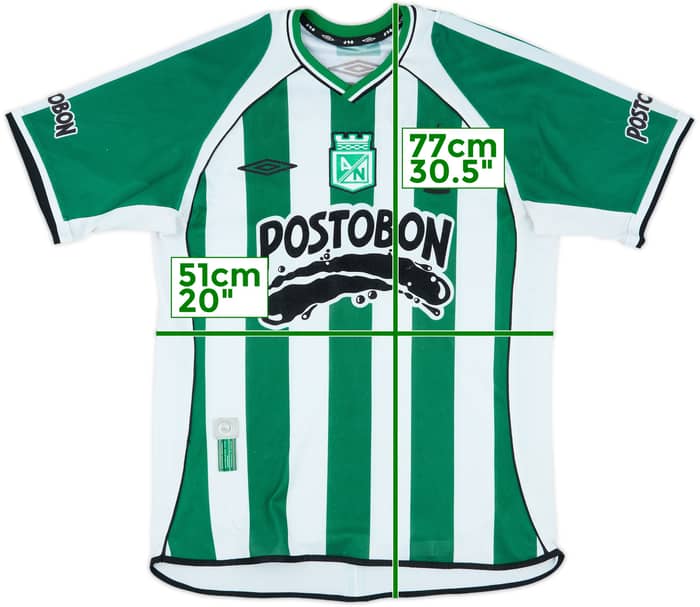 2003-05 Atletico Nacional Home Shirt - 8/10 - (L)