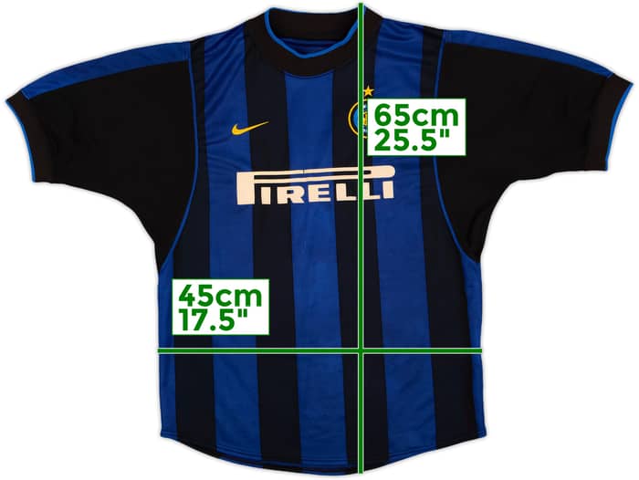 2000-01 Inter Milan Home Shirt - 6/10 - (XL.Boys)