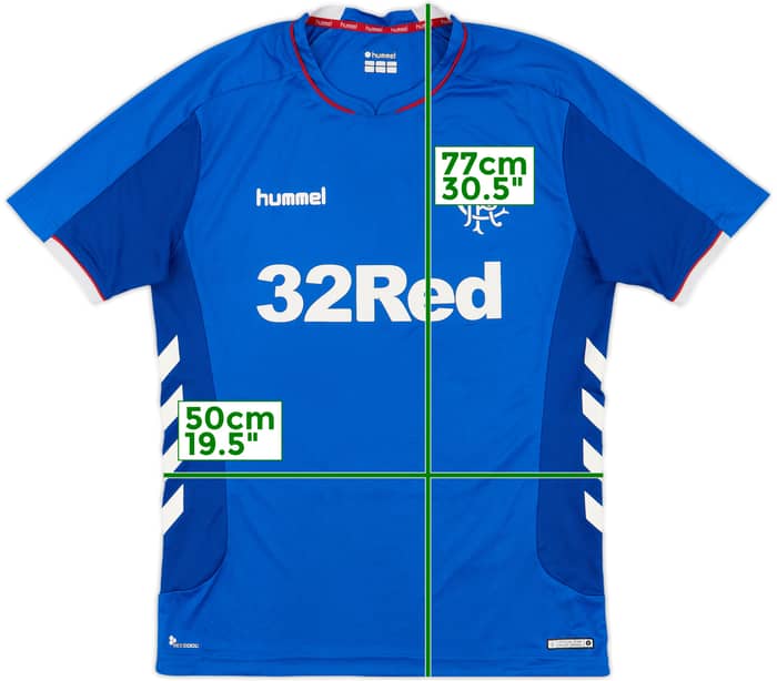 2018-19 Rangers Home Shirt - 6/10 - (L)