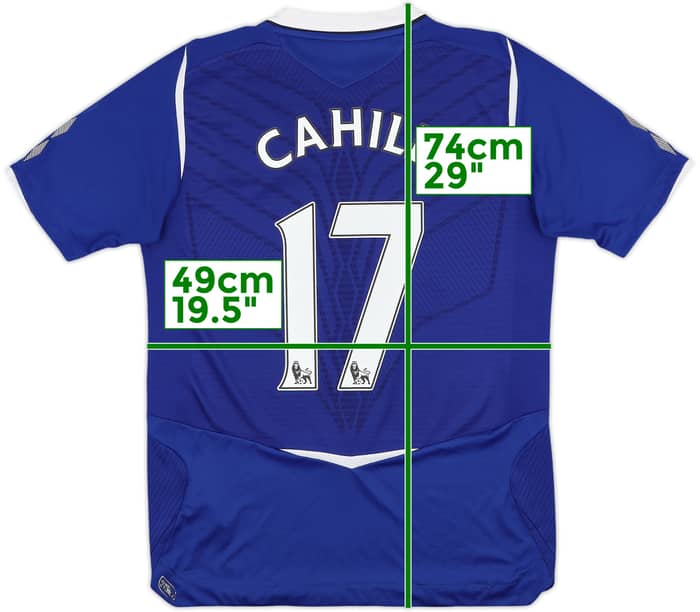 2008-09 Everton Home Shirt Cahill #17 - 7/10 - (S)