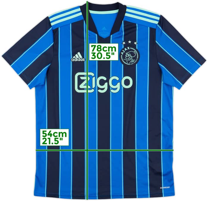 2021-22 Ajax Away Shirt - 10/10 - (L)