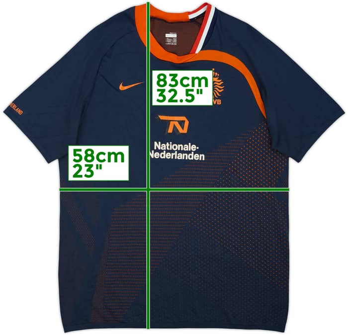 Camiseta de entrenamiento Nike versión jugador de Países Bajos 2006-07 - 6/10 - (XL)