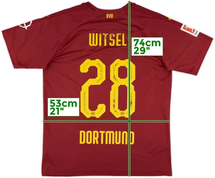 2018-20 Borussia Dortmund Third Shirt Witsel #28 - 4/10 - (L)