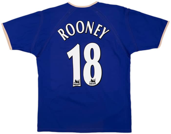 2003-04 Everton Home Shirt Rooney #18 - 6/10 - (L)