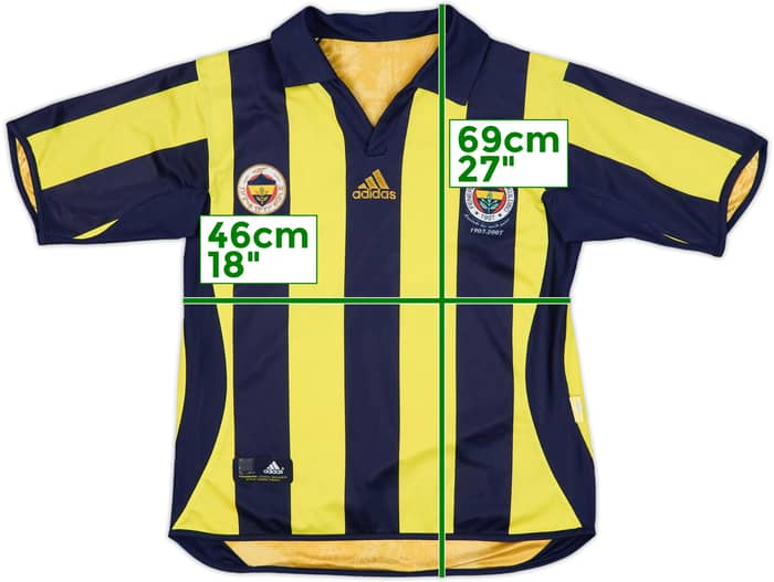 2006-07 Fenerbahce Centenary Home/Away Shirt - 7/10 - (XL.Boys)
