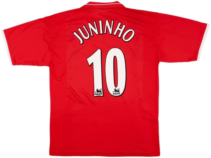 2003-04 Middlesbrough Home Shirt Juninho #10 - 8/10 - (L)