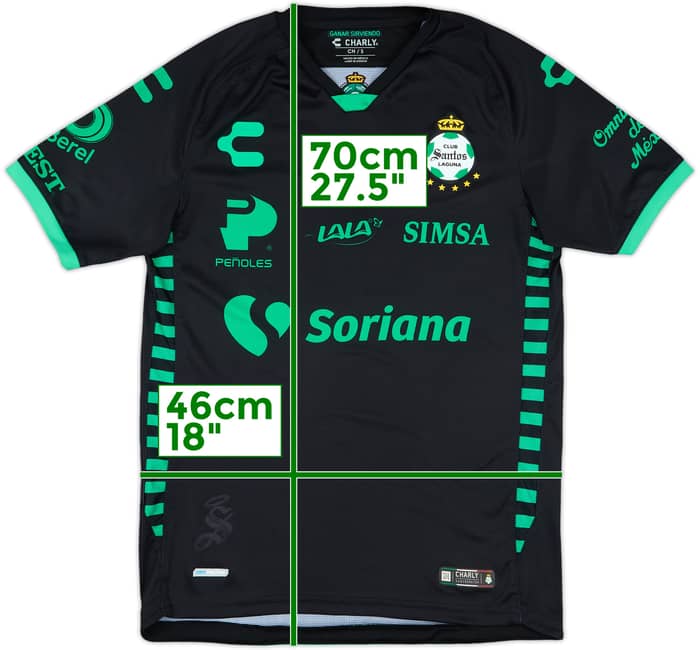 2020-21 Santos Laguna Away Shirt - 9/10 - (S)