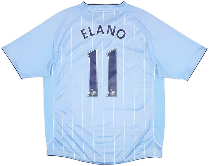 2007-08 Manchester City Local Camiseta Elano #11 - 7/10 - (L)