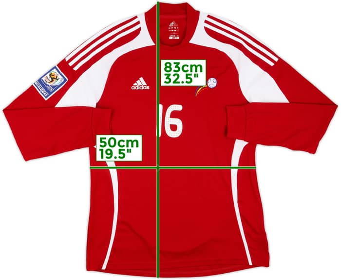 2008-10 Andorra Match Issue Home L/S Shirt #16