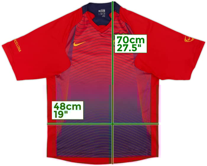 2006-07 Barcelona Nike Training Shirt - 9/10 - (S)