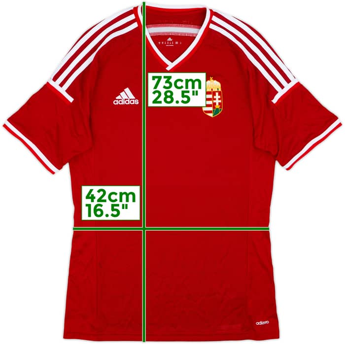 2014-16 Hungary Home Shirt - 7/10 - (M)