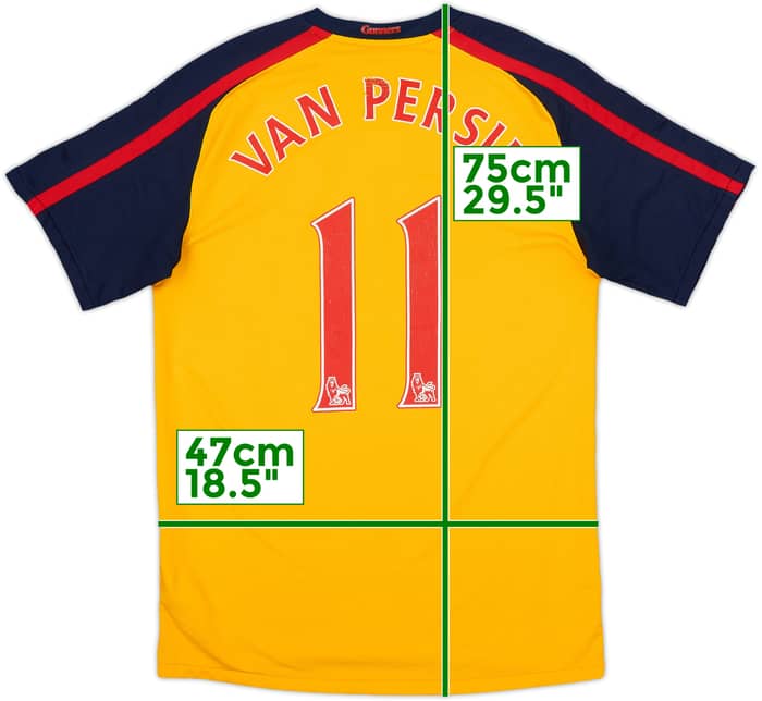 2008-09 Arsenal Away Shirt Van Persie #11 - 6/10 - (S)