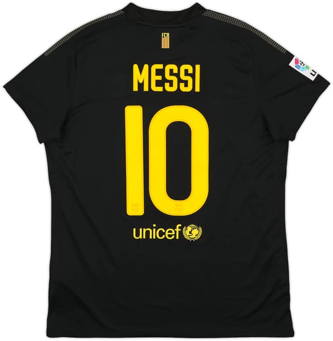2011-12 Barcelona Away Shirt Messi #10 - 8/10 - (Women's XL)