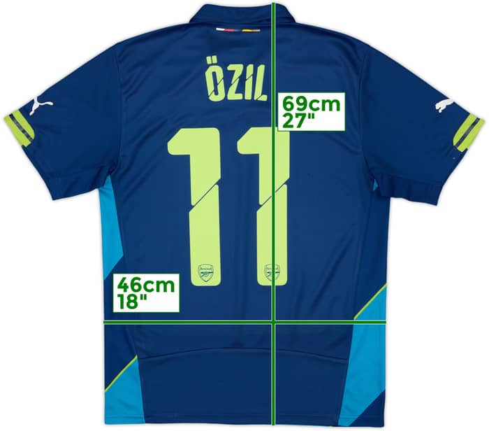 2014-15 Arsenal Third Shirt Ozil #11 - 6/10 - (S)