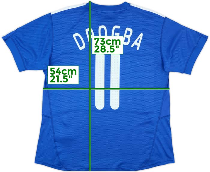 2009-10 Chelsea Home Shirt Drogba #11 - 9/10 - (Women's XL)
