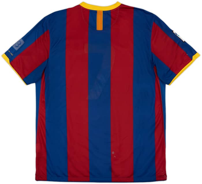 2010-11 Barcelona Home Shirt - 4/10 - (XL)
