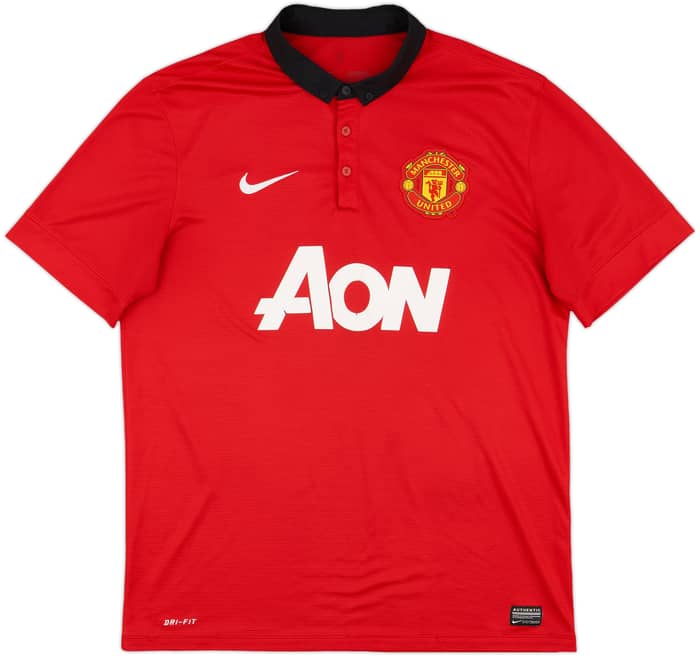 2013-14 Manchester United Home Shirt Rooney #10 - 6/10 - (L)
