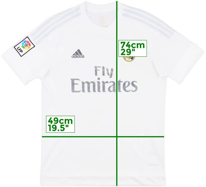 2015-16 Real Madrid Home Shirt - 5/10 - (M)