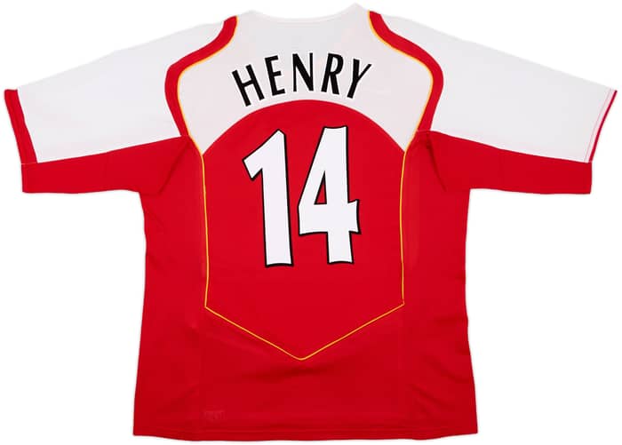 2004-05 Arsenal Home Shirt Henry #14 - 9/10 - (XL)