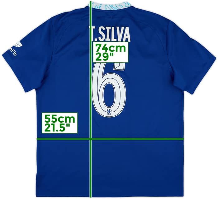 2022-23 Chelsea Home Shirt T.Silva #6 - 6/10 - (L)