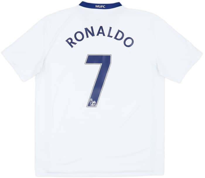 2008-10 Manchester United Away Shirt Ronaldo #7 - 6/10 - (L)