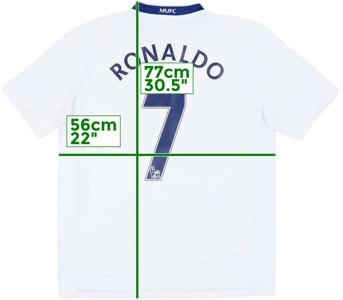 2008-10 Manchester United Away Shirt Ronaldo #7 - 6/10 - (L)