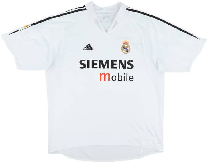 2004-05 Real Madrid Home Shirt Zidane #5 - 7/10 - (XL)