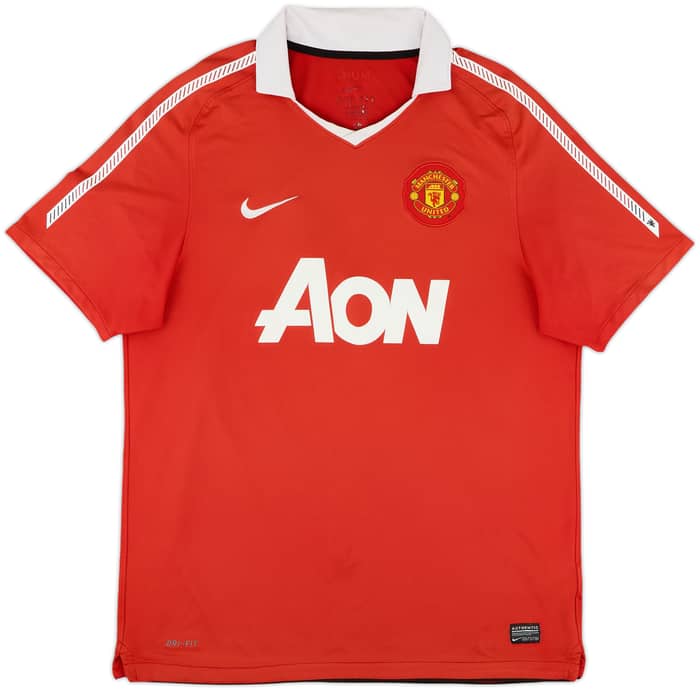 2010-11 Manchester United Home Shirt Rooney #10 - 6/10 - (L)