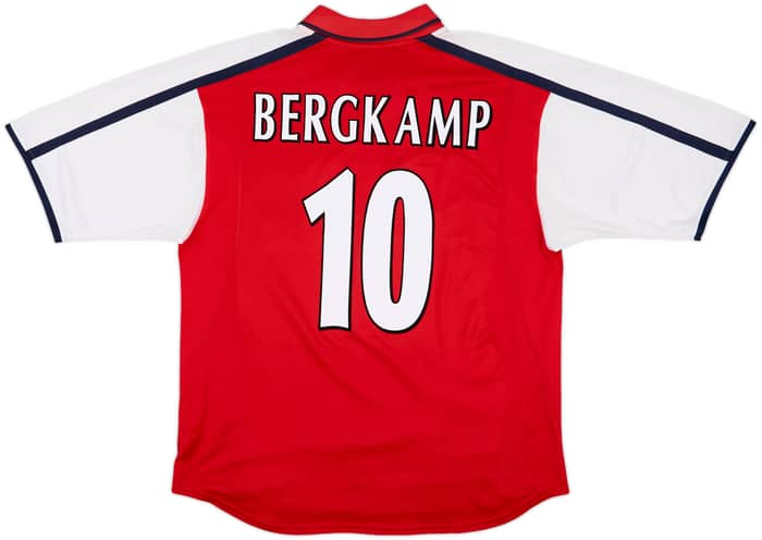 2000-02 Arsenal Home Shirt Bergkamp #10 - 9/10 - (XL)