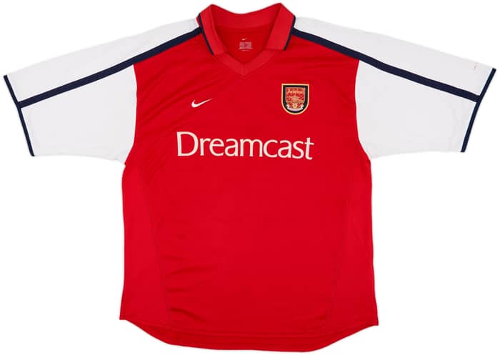 2000-02 Arsenal Home Shirt Bergkamp #10 - 9/10 - (XL)