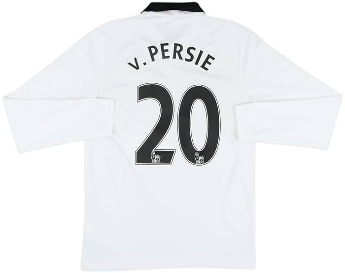 2014-15 Manchester United Away L/S Shirt v.Persie #20 - 7/10 - (S)