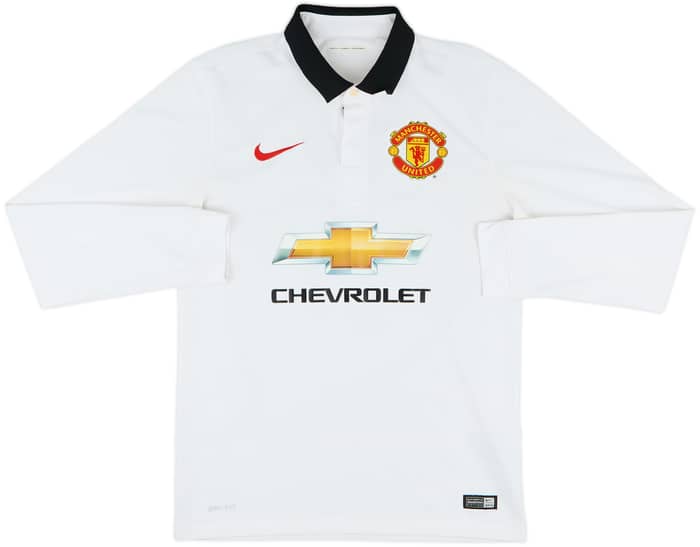 2014-15 Manchester United Away L/S Shirt v.Persie #20 - 7/10 - (S)