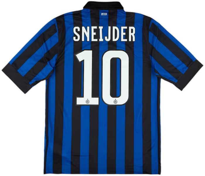 2011-12 Inter Milan Home Shirt Sneijder #10 - 8/10 - (M)